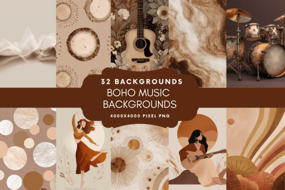 Boho Music Backgrounds: Infuse Your Projects with Artistic Flair