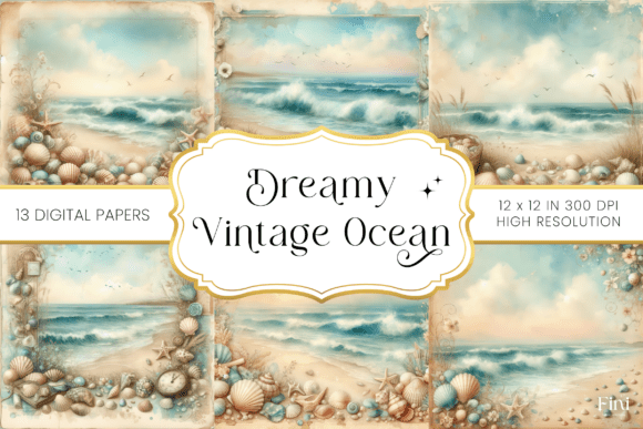 Dreamy Vintage Ocean Backgrounds: A Designer's Guide