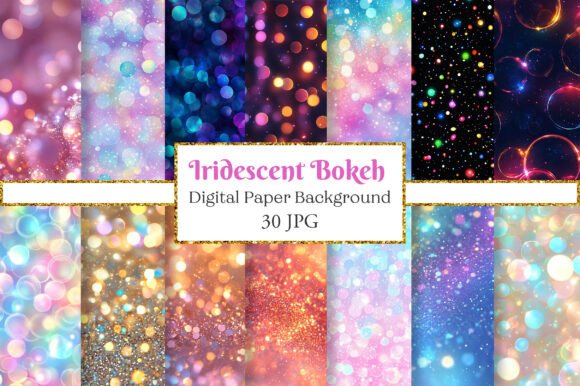 Unlocking Visual Magic with Iridescent Bokeh & Glitter Backgrounds