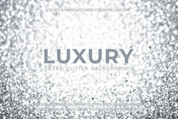 Why Luxury Silver Glitter Backgrounds Elevate Modern Design